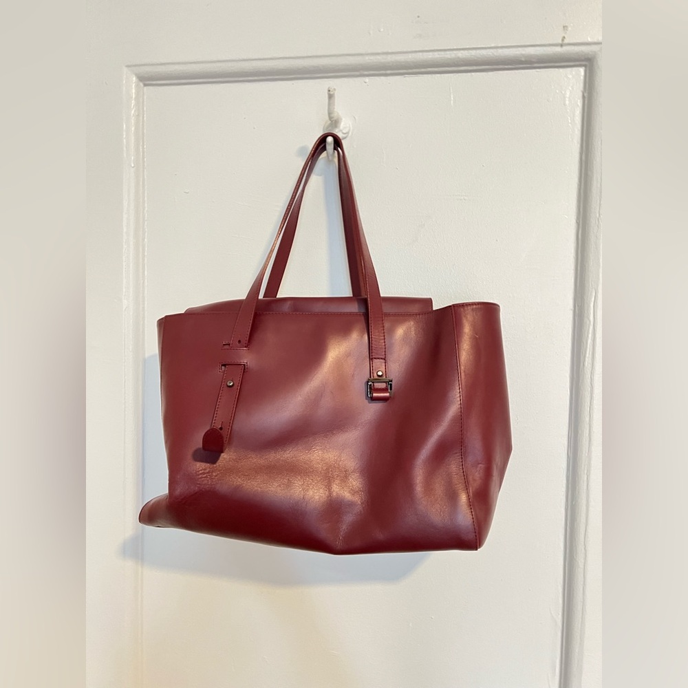 Meli Melo red leather bag